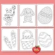Cut and paste activities, matching games, and Easter coloring worksheet pages included in the volume 2 printable package.
