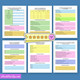 Editable Canva homeschool planner template showing customizable pages for family name schedule and preferences