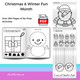 Christmas and winter themed activities including snowflakes Santa holiday celebrations and Today I Feel weekly emotional vocabulary for kindergarten