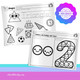 Number recognition formation and counting for 2 3 4 and 5 with interactive number spinner craft and fall themed counting activities for preschool