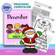 Preschool December curriculum with 200 pages of Christmas magic and wonder activities for daycare homeschool and classroom
