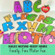Alphabet lacing cards A to Z printable fine motor activity for toddlers and preschoolers