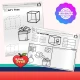 Forest themed geometry 3D shapes worksheets for early math and logical thinking