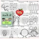 Dinosaur literacy worksheet for preschool tracing, literacy and reading readiness practice