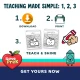 Download, print and teach steps shown with pumpkin pattern coloring pages.