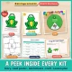 Inside one life cycle kit: frog story, wall poster card, craft, cut and paste worksheet, lesson plan and certificate.