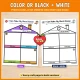Every craft page in color and in black and white, so children can color their own house.