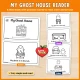 My Ghost House little reader with position words to cut, staple, read and color.