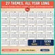 27 preschool pattern themes all year long: seasons, holidays, letters, numbers, shapes and everyday favorites.