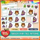 Fairy Tale AB patterns for toddlers: cut and paste Who Comes Next? pattern train pages for ages 2 to 3.