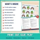 What is inside the St. Patrick's Day toddler patterns pack, shown with the teacher guide.