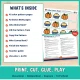 What is inside the Thanksgiving toddler patterns pack, shown with the teacher guide.