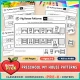 My House patterns for preschool and Pre-K: cut and paste pattern train pages from AB to AABB.