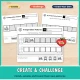Create and challenge pages where preschoolers finish, extend and invent their own transportation patterns.