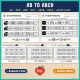 AB to ABCD travel pattern pages with mixed trains for kindergarten and 1st grade.