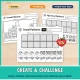 Create and challenge pages where K-1 students grow, extend and invent travel patterns up to ABCD.
