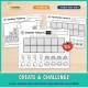 Create and challenge pages where K-1 students grow, extend and invent weather patterns up to ABCD.