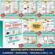 The complete Five Senses Mega Bundle: 9 packs for preschool, pre-K, kindergarten and 1st grade.
