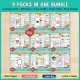 9 packs in one bundle: 5 sense units, the Mix Pack, Build My Face, the Taste Test and Play Dough Mats.