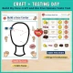 Build My Face craft and the five senses taste test chart with allergy friendly swaps.