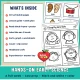 What is inside the sense of hearing unit: lesson guide, week plan, label the ear in 3 levels, sorts, graph and experiments.
