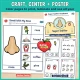 Color Super Sniffer headband craft, anchor poster and count and clip center cards for the sense of smell.