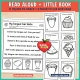 Read aloud rhyme and an 8 page little book to cut and read about the sense of taste.