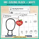 Black and white Build My Face mat with easy dotted guides, face pieces and an I Use My Five Senses tracing page.