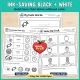 Black and white taste test chart, taste the fruit and my taste words pages.