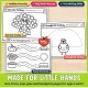 Made for little hands: toddler Thanksgiving dot, trace, snip, glue and handprint turkey pages.