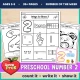 Preschool Number 2 of the Week printables for ages 3 to 5, starting with Ways to Show 2.