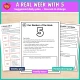 A real week with 5: a weekly plan, a family letter and a homeschool page.