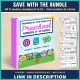Number of the Week bundle binder for numbers 0 to 10 with the bonus portfolio kit, shown beside number 6.