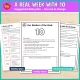 A real week with 10: a weekly plan, a family letter and a homeschool page.