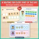 A routine for every part of the day, from wake up and school to bath time and bedtime.