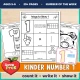 Kindergarten Number 1 of the Week printables for ages 5 to 6, starting with Ways to Show 1.
