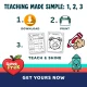Download, print and teach the kindergarten number 9 week in three simple steps.