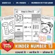 Kindergarten Number 13 of the Week printables for ages 5 to 6, starting with Ways to Show 13.