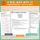 A real week with 13: a suggested daily plan, a family letter and a homeschool page.