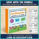 Kindergarten Number of the Week bundle binder for numbers 0 to 20 with the bonus portfolio kit, shown beside number 13.