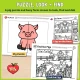Puzzle, look and find: Pig Puzzle, I Spy on the Farm, Find the Pigs. A pig puzzle and busy farm scenes to look, find and dab.