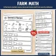 Farm math: Farmers Market, Tens and Ones, Word Problems. A farmers market menu, tens and ones and farm word problems.