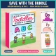 Toddler Letter of the Week A to Z bundle binder shown beside the letter N pack.