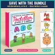 Toddler Letter of the Week A to Z bundle binder shown beside the letter Z pack.