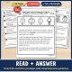 Three fall nonfiction passages with comprehension questions.