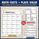 Addition facts within 20, tens and ones and fall word problems.