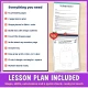 Lesson plan included: checklist of everything in the monster craft and the 2 page lesson plan.