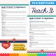 Teacher lesson guide and answer key for the 1st and 2nd grade apple unit.