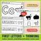 First letters and thinking pages: letter C, find the shadow and what comes next.