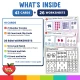 What is inside the Winter Number Match-Ups 0-20 math centers pack.